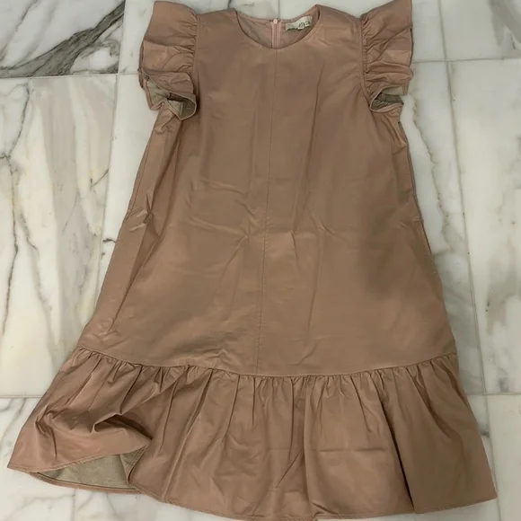 pinch brown dress Meet Cute Dress, in Pale Yellow Taffeta | Show Me Your Mumu